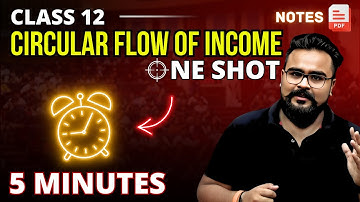 CIRCULAR FLOW OF INCOME class 12 ONE SHOT | Macro Economics | UNIT 1 by GAURAV JAIN