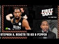 Stephen A. reacts to KD's 'unnecessary' clapback at Scottie Pippen | First Take