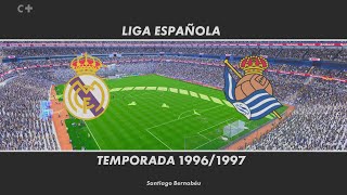 [LIGA ESPAÑOLA 1996/1997] Real Madrid CF vs Real Sociedad -J2. SIMULACIÓN - PES2021 [1440p]