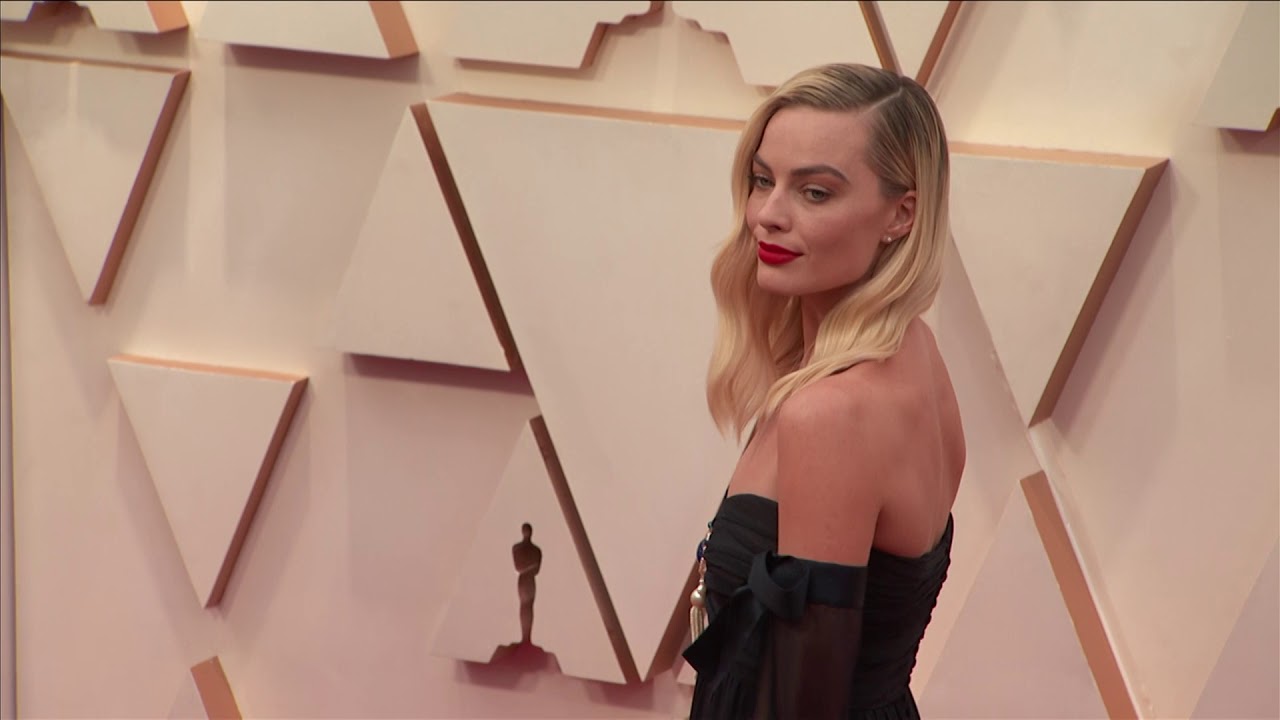 Oscars 2020 Arrivals Margot Robbie Screenslam Youtube