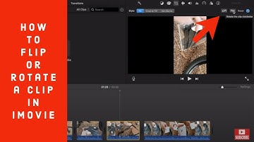 How to Flip or Rotate a Clip in iMovie 2025