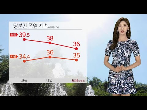 [날씨] 내일도 찜통더위…밤에도 덥고 습해 / 연합뉴스TV (YonhapnewsTV)