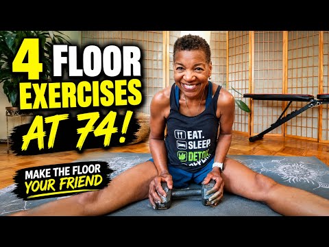 I’m 74-These 4 Floor Exercises Keep Me Strong!