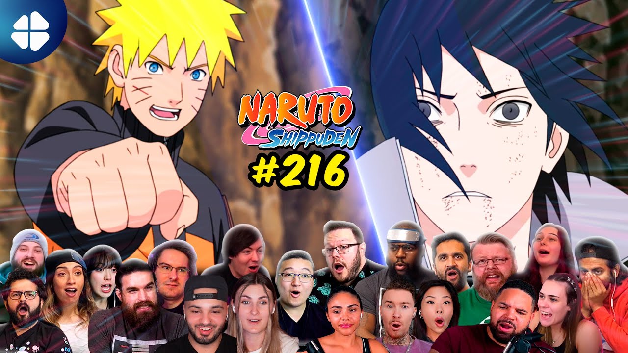 Shippuden Episode 216 Mega Reaction Mashup | ナルト 疾風伝] [海外