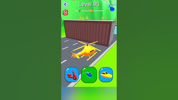 Shape-Shifting 🚗🚁🛥️ | New Hyper Casual Game 🔥| #shorts #short #shapeshifting  #gameplay #shortsfeed