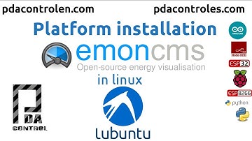 Installation IoT Platform Emoncms in lubuntu Linux : PDAControl