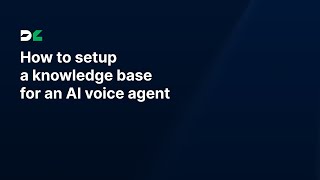 How to Train Your DialLinks’ AI Voice Agent with Knowledge Bases