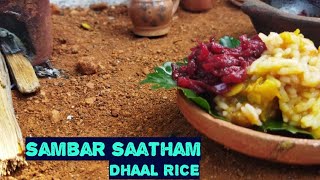Parupu Saatham Dhaal Rice Miniyature Cooking
