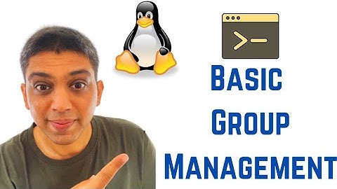 Linux Command Line Tutorial For Beginners - Basic Group Management (groups, groupadd, groupdel)