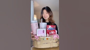 Building cardboard burr basket ❄️🎄🎁 #diy #giftideas #burrbasket