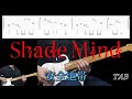 Shade Mind/安全地帯/ギター タブ譜/guitar TAB