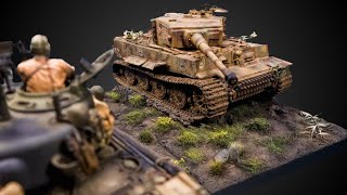 Tiger vs Fury - How to Create a Realistic Movie Inspired Diorama the EASY way! (1/35)