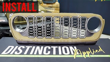 Paint Matched 2024 Grille | Jeep Wrangler + Jeep Gladiator