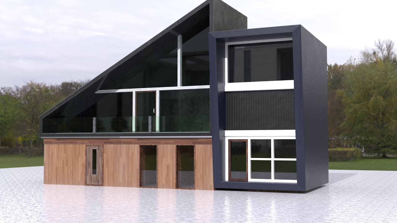 Modular Housing - Animation Experiment - YouTube