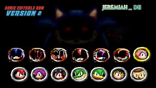 Sonic The Hedgehog Editable Rom - Eyx Version 2 Full Gameplay Its Real