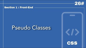 التعرف على الفئات الوهمية | Pseudo classes css