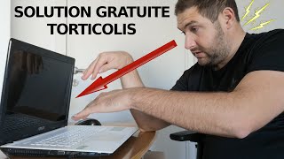 Remède gratuit et naturel au torticolis: fabrication d'une rehausse de bureau pour votre ordinateur