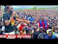 SISI NDIO SIFUNA BURIAL ERUPTS AS SIFUNA DELIVERS A POWERFUL SPEECH ADDRESSING LUHYAS IN WESTERN 