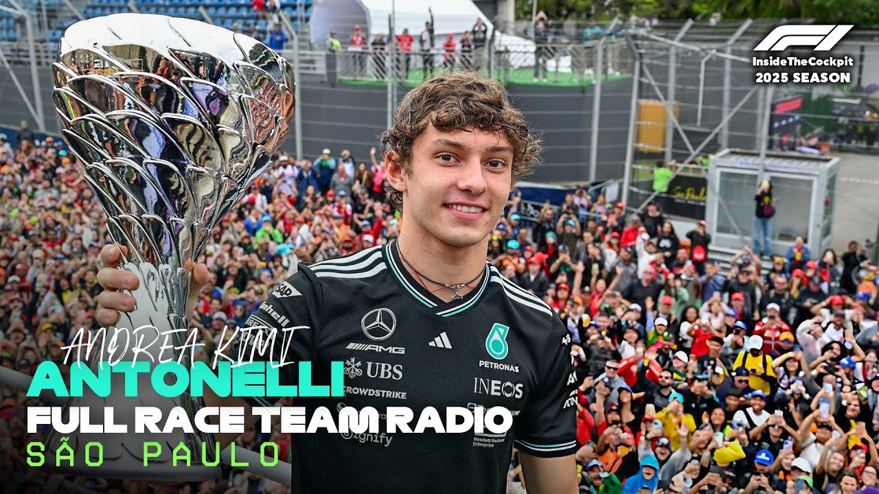 Kimi Antonelli Full Race Team Radio | 2025 Brazilian Grand Prix
