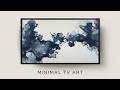 Blue Abstract Art for Frame TV – Modern Navy Minimalist Painting | 4K Art Screensaver
