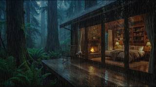 Forest Bedroom Rain Ambience 🌧 | Relaxing Sounds for Deep Sleep
