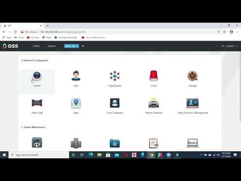 DSS SERVER  FULL CONFIGURATION  DSS CLIENT CONFIGURATION DEFAULT NAME PASSWORD ADD CAMERAS&STORAGE
