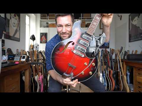Aria Diamond ES-style guitar ~1970 made in Japan - sound Demo