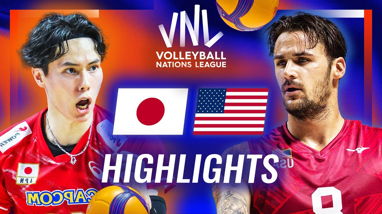 Japan 🇯🇵 vs. USA 🇺🇸 - Semi Final | Highlights | Men's VNL 2026