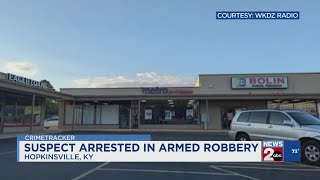 Man arrested after armed robbery in Hopkinsville