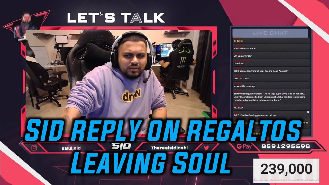 Sid reply on Regaltos Leaving soul || Savage Sid || Godl Regaltos 