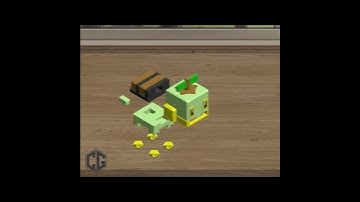 Turtwig Pokémon Voxel Multipart – 3D Printing Tutorial #shorts  #cg3d
