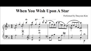 [Ballad Jazz Piano] When you wish upon a star (Pinoccio OST)