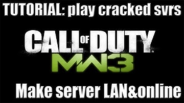MW3 make Server LAN/Internet + play Online Servers tekno 2.7.0.1