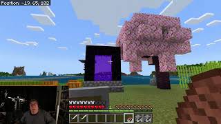 ASMR Minecraft Let's Play Finally getting a foothold in the Nether