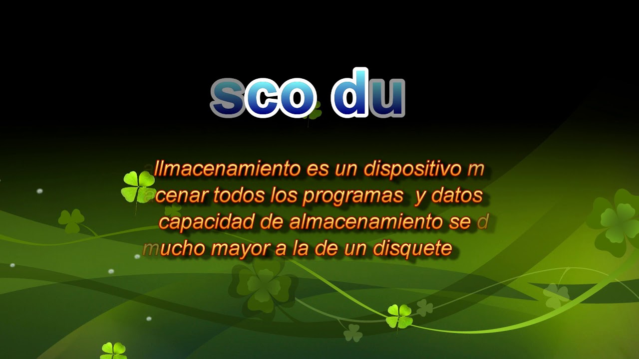 medios de almacenamiento - YouTube