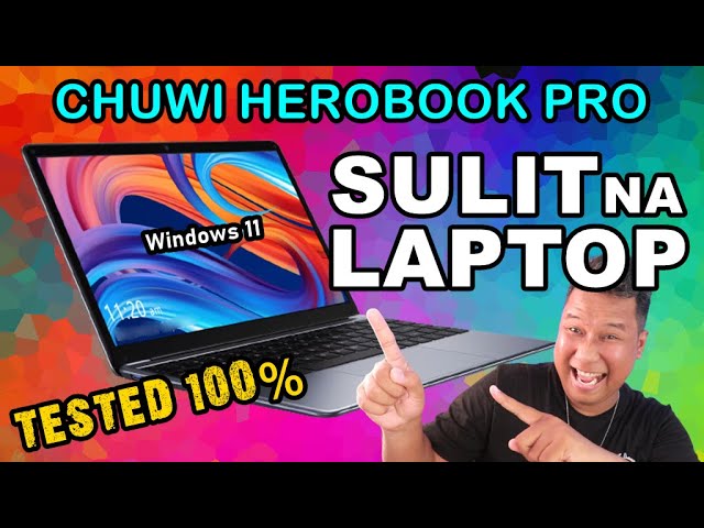 MURA NA, PREMIUM LOOK PA - CHUWI HEROBOOK PRO WINDOWS 11 LAPTOP MURA NA, PREMIUM LOOK PA - CHUWI HEROBOOK PRO WINDOWS 11 LAPTOP