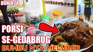 EDAN!!! TAHU TEK TELOR CAK IR BUMBU KENTAL PORSI NYA BRUTAL