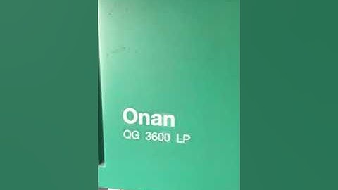 Onan 3600LP Circuit Breaker Reset