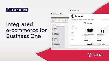 Get SAP B1 e-commerce with Sana Commerce Cloud