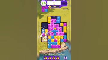 Tap Blast Friends - pair matching pop block pop puzzle color match building game Level 7 gameplay
