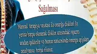 Azerbaycanda Manual Terapiya.emelyatsiz Onur Qrijalarin Sagalmasi