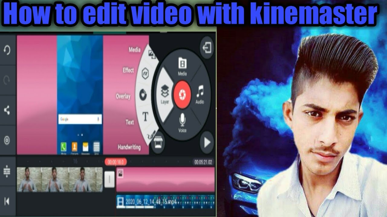 How to edit video with kinemaster 2020 - YouTube