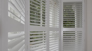 Plantation shutters - precise light control