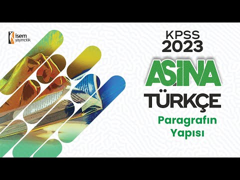 43) Paragrafın Yapısı / Gizem URAL (KPSS - DGS - ALES - TYT - AYT - LGS) İsemTV - 2023