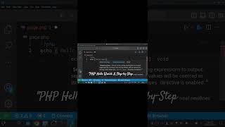 PHP Hello World: A Step-by-Step