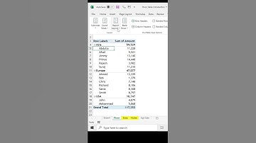 Separate pivot table columns #excel