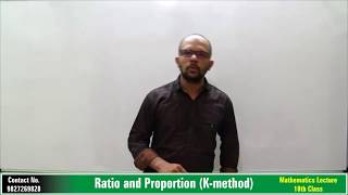 Ratio and proportion (K-Method)