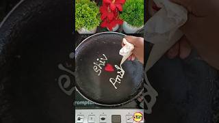 friend name pancake art challenge pancake cake art with subscriber name challenge