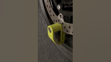 the best ANTI THEFT motorcycle locks I’m using: disc brake and chain lock both equipped with alert