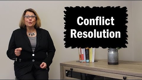 3. Conflict Resolution